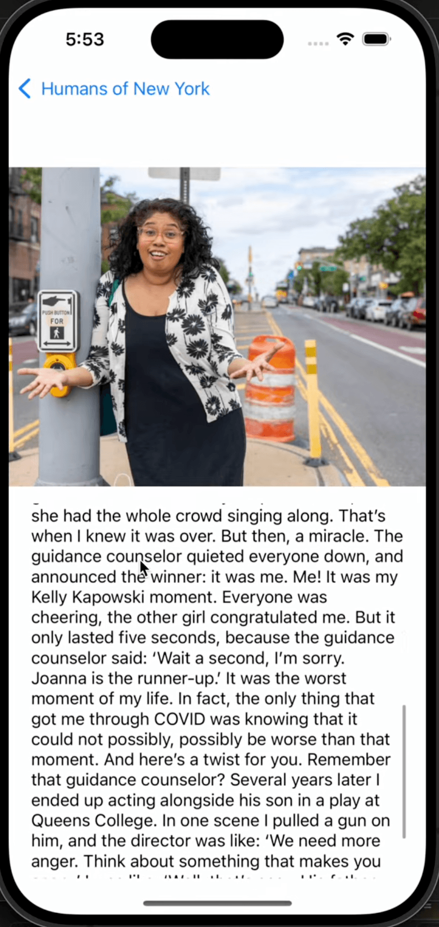 Tumblr Feed – Detail View